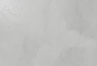 The primary subject of the image is a white marble wall with a rough texture. The setting is a room with a white marble wall as the main focus. The visual style is a close-up of the marble wall, showcasing its texture and details. The colors and mood of the image are predominantly white, giving it a clean and elegant appearance.