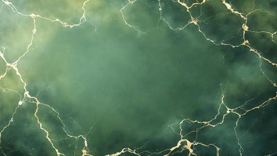 The primary subject of the image is a green, textured surface, which appears to be a wall or a piece of art. The setting is indoors, with the surface being the main focus of the image. The visual style is a close-up of the green surface, which gives the impression of a textured, artistic piece. The colors and mood of the image are predominantly green, creating a calm and serene atmosphere.
