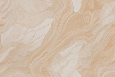 The primary subject of the image is a marble-like patterned wallpaper. The setting is a room with a marble-like wallpapered wall. The visual style is a close-up of the wallpaper, showcasing its intricate design. The colors and mood of the image are warm and inviting, with the marble-like pattern creating a sense of luxury and sophistication.