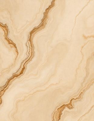 The primary subject of the image is a marble surface with a patterned texture. The setting is a room with a wooden floor, and the visual style is a close-up of the marble surface. The colors and mood of the image are warm and natural, with the marble surface being the main focus.