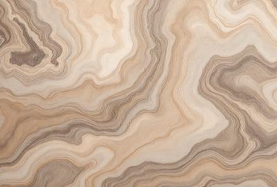 The image features a wooden surface with a unique and intricate pattern. The primary subject is the wooden material, which appears to be a piece of wood or a wooden table. The setting is a close-up view of the wooden surface, showcasing the intricate pattern and texture. The visual style is a close-up of the wooden material, emphasizing its details and craftsmanship. The colors and mood of the image are warm and natural, with the wooden surface being the main focus of the image.
