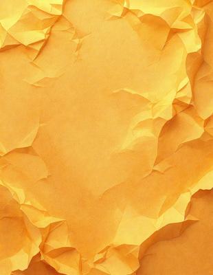 The primary subject of the image is a piece of yellow paper with a patterned texture. The setting is a close-up of the paper, showcasing its unique texture. The visual style is a close-up of the paper, which gives it a digital art or illustration appearance. The colors and mood of the image are predominantly yellow, creating a warm and inviting atmosphere.
