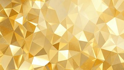The primary subject of the image is a gold-colored geometric pattern, which is the main focus of the image. The setting is a white background, which provides a clean and minimalist appearance. The visual style is a combination of digital art and illustration, creating a unique and eye-catching design. The dominant colors are gold and white, giving the image a warm and elegant atmosphere.