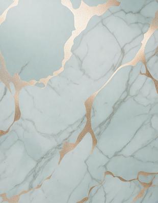 The primary subject of the image is a marble wall with a gold pattern. The setting is a bathroom, and the visual style is a photo. The dominant colors are white and gold, creating a luxurious and elegant atmosphere.