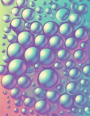 The primary subject of the image is a close-up of a colorful, bubbly surface, possibly a painting or a digital artwork. The setting appears to be a vibrant and lively environment, with the background featuring a colorful, swirling pattern. The visual style of the image is a mix of photo and digital art, creating a unique and eye-catching effect. The colors and mood of the image are predominantly bright and cheerful, with a sense of movement and energy.
