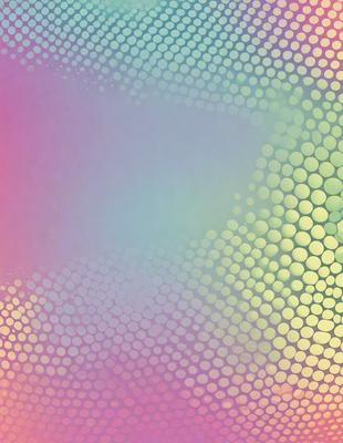 The primary subject of the image is a colorful, abstract pattern. The setting is a colorful background, which adds to the vibrant atmosphere of the scene. The visual style is a combination of digital art and illustration, creating a unique and eye-catching design. The dominant colors in the image are pink, blue, and yellow, which contribute to a cheerful and lively mood.