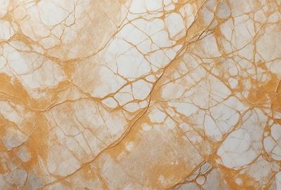 The image features a large, textured wall with a yellowish hue. The wall appears to be made of marble or a similar material, giving it a unique and natural appearance. The wall is covered in a pattern of cracks and crevices, adding to its distinctive texture. The overall atmosphere of the image is warm and inviting, with the yellowish hue and the natural material of the wall creating a sense of warmth and comfort.