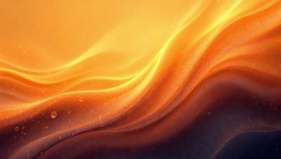 The primary subject of the image is a colorful, swirling pattern that resembles a wave or a flowing river. The setting is a brightly colored background, which adds to the vibrant atmosphere of the scene. The visual style is a combination of digital art and illustration, creating a dynamic and eye-catching design. The dominant colors in the image are orange, yellow, and red, which contribute to the warm and lively mood of the scene.