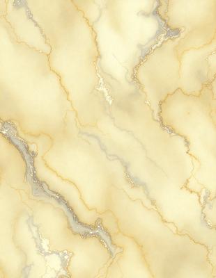 The primary subject of the image is a marble wall with a yellow and white color scheme. The setting is a room with a yellow and white marble wall, which serves as the background. The visual style of the image is a painting, with a focus on the marble wall's intricate patterns. The colors and mood of the image are warm and inviting, with the yellow and white marble wall creating a sense of luxury and elegance.
