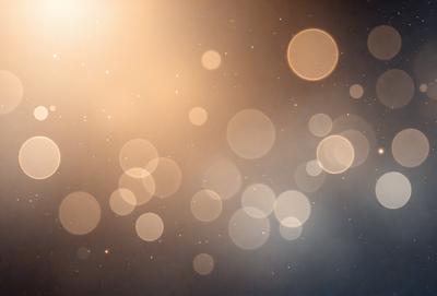 The primary subject of the image is a bright, colorful, and vibrant display of light, which appears to be a pattern of circles or dots. The setting is a dark background, which contrasts with the bright and colorful light. The visual style of the image is a combination of photo and digital art, creating a unique and eye-catching effect. The colors and mood of the image are lively and energetic, with the bright light and circles creating a sense of movement and dynamism.