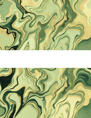 The primary subject of the image is a green and gold patterned wallpaper. The setting is a room with a green and gold wallpapered wall. The visual style is a patterned wallpaper, which gives the room a unique and vibrant atmosphere. The dominant colors are green and gold, creating a warm and inviting environment.