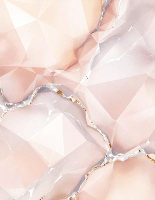 The primary subject of the image is a white, textured surface with a gold-colored pattern. The setting is a white wall, and the visual style is a combination of digital art and illustration. The dominant colors are white and gold, creating a clean and elegant atmosphere.