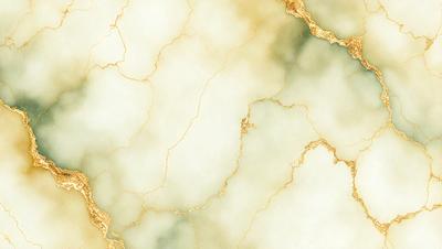 The primary subject of the image is a marble-like surface with a gold-like color. The setting is a white and gold background, which adds to the visual style. The colors and mood of the image are warm and inviting, creating a sense of luxury and elegance.