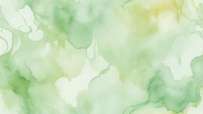 The primary subject of the image is a green, watercolor-like painting of a leafy plant. The setting is a green background, which complements the vibrant green color of the plant. The visual style is a watercolor painting, giving the image a unique and artistic appearance. The colors and mood of the painting are predominantly green, creating a serene and natural atmosphere.