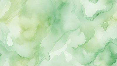 The primary subject of the image is a green and white painting or drawing of a leafy plant. The setting is a white background, and the visual style appears to be a watercolor or a digital artwork. The colors and mood of the image are predominantly green and white, creating a serene and natural atmosphere.