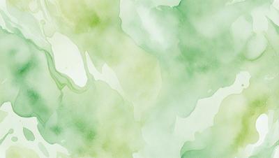 The primary subject of the image is a green, watercolor-like painting of a leafy plant. The setting is a green background, which complements the vibrant green color of the plant. The visual style is a watercolor painting, giving the image a unique and artistic appearance. The colors and mood of the painting are predominantly green, creating a serene and natural atmosphere.