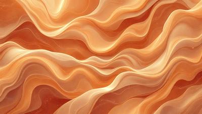 The primary subject of the image is a close-up of a marble wall with a swirling pattern. The setting is a room with the marble wall as the main focus. The visual style is a combination of a photo and digital art, creating a unique and intricate design. The dominant colors are orange and red, giving the wall a warm and vibrant appearance. The overall atmosphere is elegant and sophisticated, with the marble wall serving as a striking centerpiece.