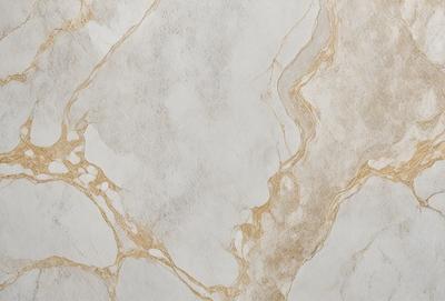 The image features a white marble wall with a gold-colored pattern. The wall appears to be a part of a bathroom, as it is described as a bathroom wall. The gold-colored pattern adds a touch of luxury and sophistication to the space.