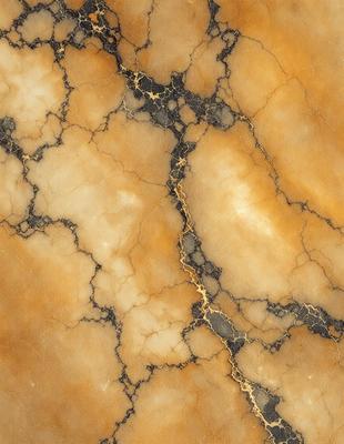 The primary subject of the image is a marble surface with a yellowish hue. The setting is a room with a marble wall, and the visual style is a close-up of the marble surface. The colors and mood of the image are warm and natural, with the marble surface being the main focus.