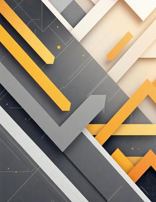 The primary subject of the image is a colorful and abstract design, featuring a mix of yellow, white, and gray tones. The setting is a gray background, which contrasts with the vibrant colors of the design. The visual style appears to be a combination of digital art and illustration, creating a unique and eye-catching pattern. The overall atmosphere is energetic and creative, with the design capturing the viewer's attention.
