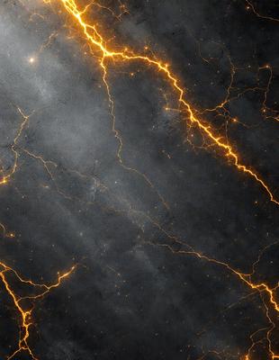 The primary subject of the image is a black background with yellow streaks, creating a visually striking and unique pattern. The setting appears to be a dark room, and the visual style is a combination of a photo and digital art. The dominant colors are black and yellow, creating a bold and striking atmosphere.