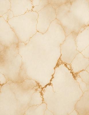 The primary subject of the image is a marble wall with a gold-colored texture. The setting is a room with a white background. The visual style is a close-up of the marble wall, showcasing its unique texture and color. The colors and mood of the image are warm and elegant, with the gold and white tones creating a luxurious and sophisticated atmosphere.