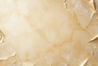 The primary subject of the image is a white marble table with a yellowish tint. The table appears to be worn and has a slightly dirty appearance. The setting is a room with a yellowish tint, which adds to the overall atmosphere of the scene. The visual style of the image is a close-up of the table, showcasing its texture and worn appearance. The colors and mood of the image are a mix of white and yellow, giving it a slightly aged and worn look.