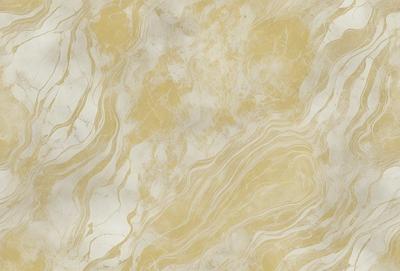 The primary subject of the image is a marble wall with a yellowish tint. The setting is a room with a white background. The visual style is a close-up of the marble wall, showcasing its texture and color. The dominant colors are yellow and white, creating a warm and inviting atmosphere.