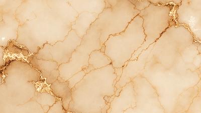 The primary subject of the image is a marble-like surface with a yellowish tint. The setting is a room with a marble wall, and the visual style is a combination of a photo and a drawing. The colors and mood of the image are warm and inviting, with the yellowish tint adding a sense of warmth and richness to the scene.
