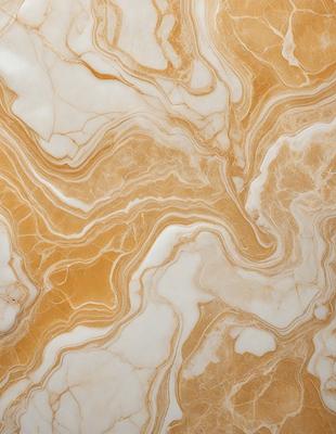 The primary subject of the image is a marble wall with a unique and intricate pattern. The setting is a room with the marble wall as the main focus. The visual style is a close-up of the marble wall, showcasing its texture and design. The colors and mood of the image are predominantly warm and earthy tones, creating a sense of luxury and elegance.