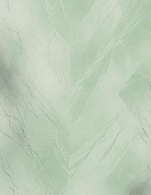 The primary subject of the image is a marble-like pattern on a wall. The setting is a room with a greenish-white color scheme. The visual style is a close-up of the marble pattern, which gives the image a textured and detailed appearance. The colors and mood of the image are calming and sophisticated, with the greenish-white color palette creating a serene atmosphere.