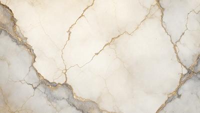 The primary subject of the image is a marble wall with a cracked and chipped appearance. The setting is a room with a white marble surface. The visual style is a close-up of the marble wall, showcasing its texture and imperfections. The colors and mood of the image are predominantly white, with the marble surface providing a sense of elegance and sophistication.