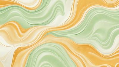 The primary subject of the image is a green and white patterned wallpaper. The setting is a room with a green and white striped wallpaper. The visual style is a digital art, illustration, or drawing. The dominant colors are green and white, creating a calm and soothing atmosphere.