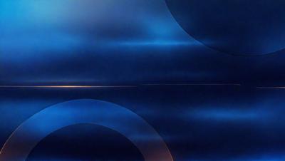 The primary subject of the image is a blue background with a pattern of circles. The setting appears to be a dark, possibly futuristic environment. The visual style is a combination of a photo and digital art, creating a unique and intriguing appearance. The dominant colors are blue and black, giving the image a moody and mysterious atmosphere.