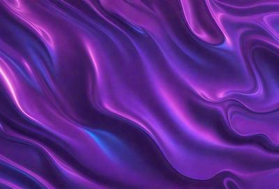 The primary subject of the image is a purple, flowing water-like pattern. The setting is a purple background, which adds to the overall visual style. The image appears to be a digital art or illustration, showcasing the purple water flowing in a swirling motion. The colors and mood of the image are predominantly purple, creating a serene and calming atmosphere.