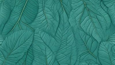 The primary subject of the image is a close-up of a green leaf, which is the main object, scene, or focus of the image. The setting or background consists of a green leaf pattern, which adds to the overall atmosphere and visual style of the image. The colors and mood of the image are predominantly green, creating a natural and serene ambiance.