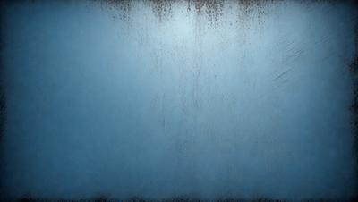 The primary subject of the image is a blue wall with a pattern of dripping paint. The setting is a room with a blue background, and the visual style is a painting or drawing. The colors and mood of the image are predominantly blue, creating a calm and serene atmosphere.