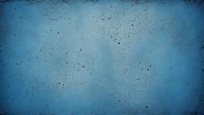 The primary subject of the image is a blue background with a pattern of black dots. The setting appears to be a wall or a surface with a textured appearance. The visual style of the image is a combination of a photo and a digital art, illustration, or drawing. The dominant colors are blue and black, creating a calm and soothing atmosphere.
