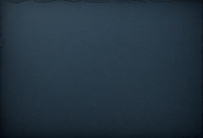 The primary subject of the image is a blue background. The setting is a dark, empty space with no visible objects or people. The visual style is a simple, monochromatic design. The colors and mood are predominantly dark and moody, with the blue background creating a sense of depth and mystery.
