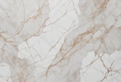 The image features a marble wall with a white and brown color scheme. The marble wall is textured and has a natural appearance. The setting appears to be a bathroom, as the wall is likely part of a bathroom design. The visual style of the image is a close-up of the marble wall, showcasing its unique texture and pattern. The colors and mood of the image are warm and inviting, creating a sense of luxury and elegance.
