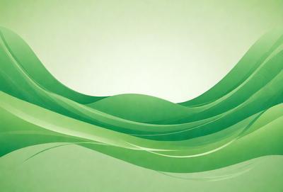 The primary subject of the image is a green wave or water-like pattern. The setting is a green background, which creates a vibrant and lively atmosphere. The visual style is a combination of digital art and illustration, giving the image a unique and creative appearance. The dominant colors are green, which is prevalent throughout the image, and the overall mood is energetic and dynamic.