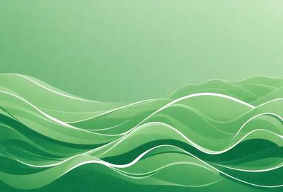 The primary subject of the image is a wave, which is the main focus of the scene. The wave is depicted in a green and white color scheme, giving it a vibrant and lively appearance. The setting is a large body of water, with the wave rolling across the surface. The visual style of the image is a combination of digital art and illustration, creating a dynamic and engaging representation of the wave. The overall atmosphere of the image is energetic and captivating, as the wave captures the viewer