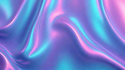 The primary subject of the image is a close-up of a colorful, swirling, and flowing pattern, which appears to be a digital art or illustration. The setting is a blue background, and the visual style is a combination of digital art and a pattern. The dominant colors in the image are blue and pink, creating a vibrant and lively atmosphere.