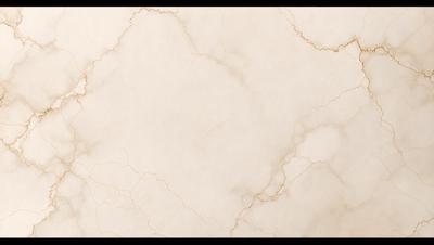 The primary subject of the image is a white marble wall with a pattern of yellow and brown streaks. The setting is a room with a white marble floor. The visual style is a close-up of the marble wall, showcasing its unique texture and coloration. The colors and mood of the image are predominantly white and neutral, with the yellow and brown streaks adding a touch of warmth and natural beauty to the marble surface.