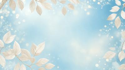 The primary subject of the image is a leaf, which is the main object, scene, or focus of the image. The leaf is depicted in a white color, giving it a clean and minimalist appearance. The setting or background of the image is a blue sky, which provides a contrasting and vibrant backdrop for the leaf. The visual style of the image is a combination of photo and digital art, creating a realistic yet artistic representation of the leaf. The overall atmosphere of the image is serene and calming,