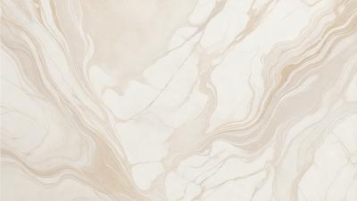 The primary subject of the image is a marble countertop with a white and grey color scheme. The setting is a kitchen or bathroom, as the countertop is a part of a larger surface. The visual style is a close-up of the marble countertop, showcasing its texture and patterns. The colors and mood of the image are predominantly neutral, with a touch of elegance and sophistication.