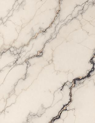 The primary subject of the image is a marble wall with a gold-colored design. The setting is a room with a white marble surface. The visual style is a close-up of the marble wall, showcasing the intricate design. The colors and mood of the image are predominantly white and gold, giving it a luxurious and elegant appearance.