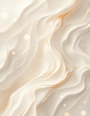 The primary subject of the image is a white, swirling, and flowing pattern, which appears to be a digital art or illustration. The setting is a white background, and the visual style is a combination of digital art and illustration. The colors and mood of the image are predominantly white, creating a clean and elegant atmosphere.