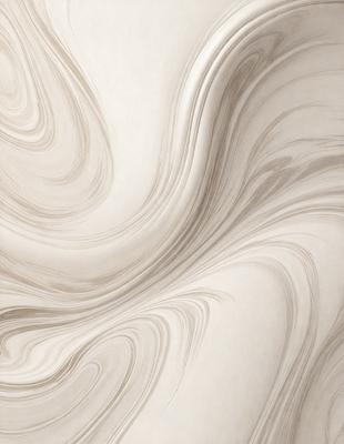 The primary subject of the image is a white marble wall with a pattern of swirls and waves. The setting is a room with a white marble floor, which complements the wall. The visual style is a close-up of the marble wall, showcasing its intricate design. The colors and mood of the image are predominantly white, giving it a clean and elegant appearance.