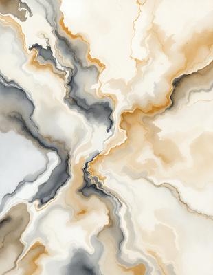 The primary subject of the image is a painting featuring a white and brown color scheme. The painting is set against a white background, giving it a clean and minimalist appearance. The visual style of the painting is a mix of digital art and illustration, creating a unique and artistic representation of the subject matter. The dominant colors in the painting are white and brown, which contribute to a warm and inviting atmosphere.